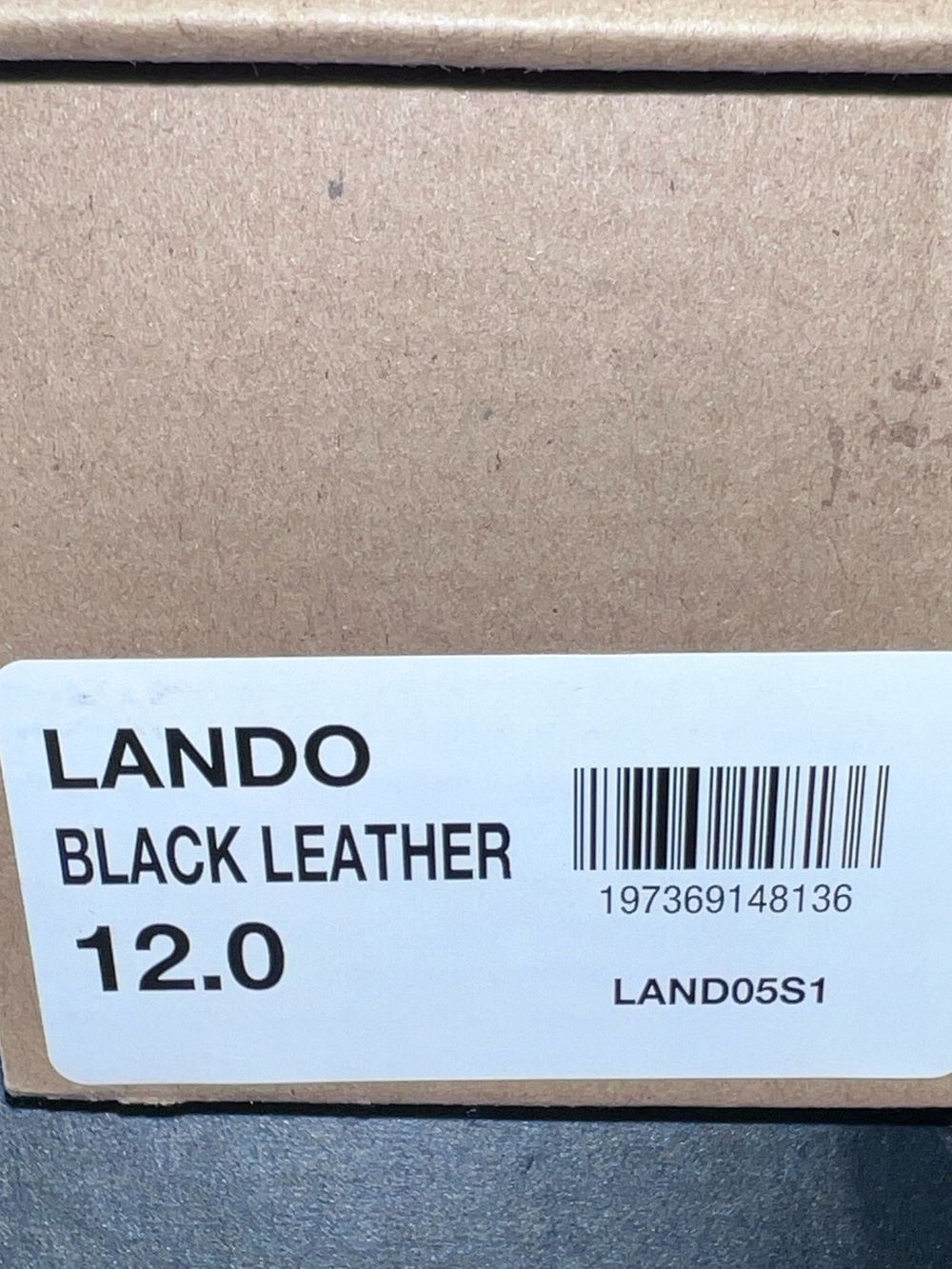 Steve Madden Lando Black Leather Men's Shoes